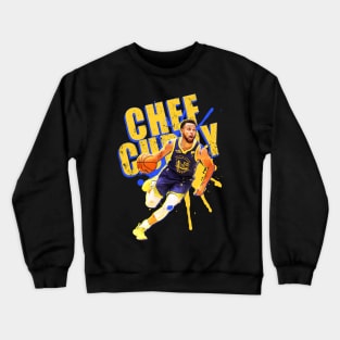 Chef Curry Paint Crewneck Sweatshirt